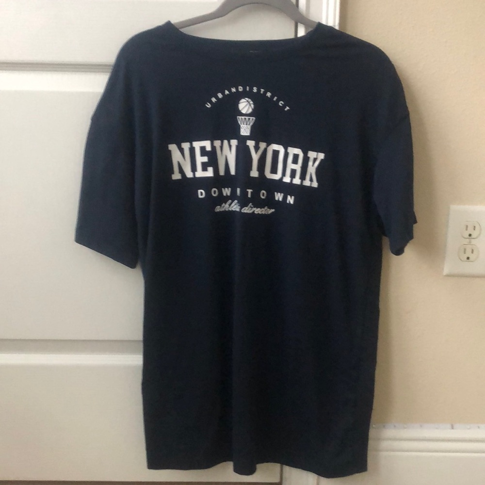 SHEIN Letter Graphic Drop Shoulder Tee